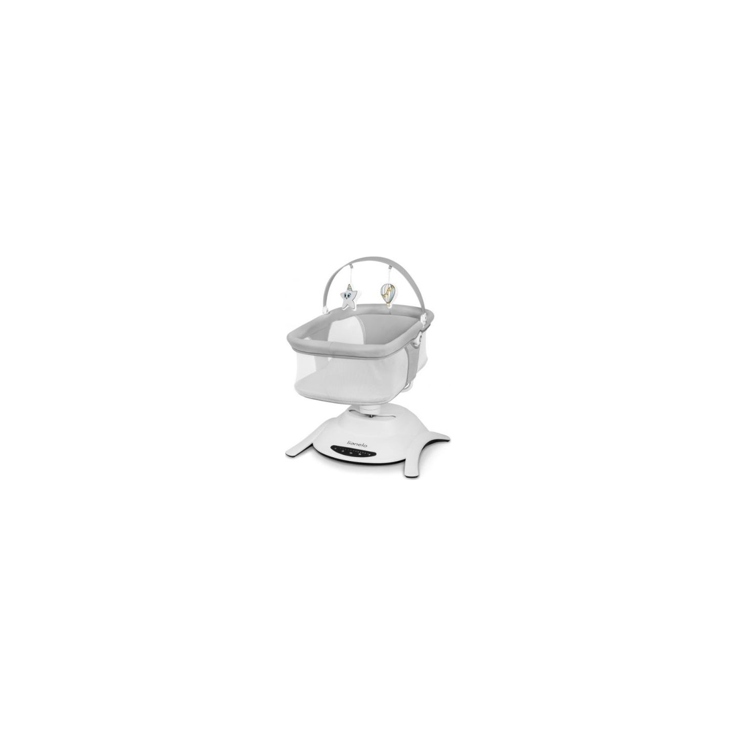 Lionelo Bella Set Gray Concrete rocking cradle