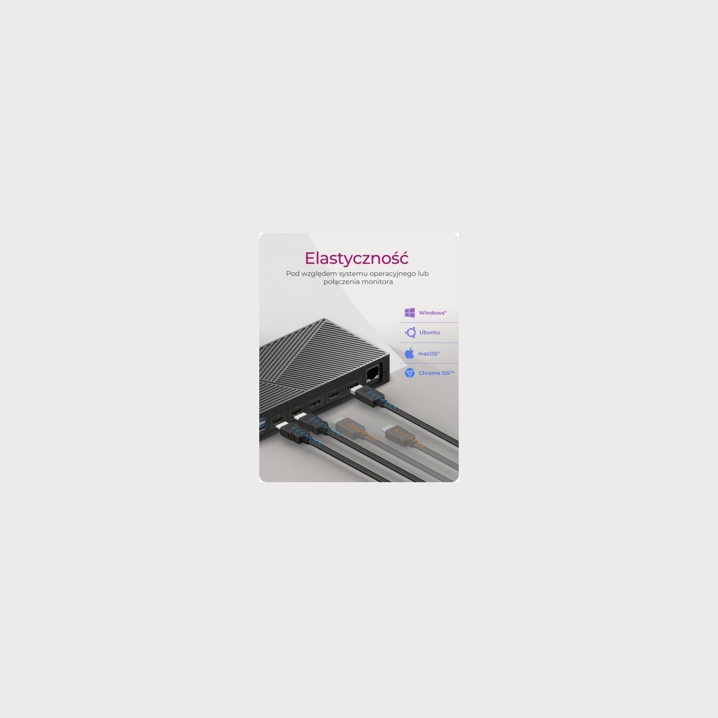 Icybox ICY BOX IB-DK2246-C 11in1,HDMI,DP,LAN,TYPE-