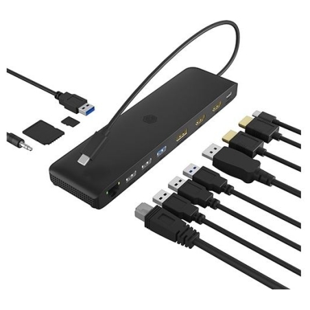 Icybox ICY BOX IB-DK2116-C 12in1,HDMI,DP,LAN,USB