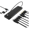 Icybox ICY BOX IB-DK2116-C 12in1,HDMI,DP,LAN,USB