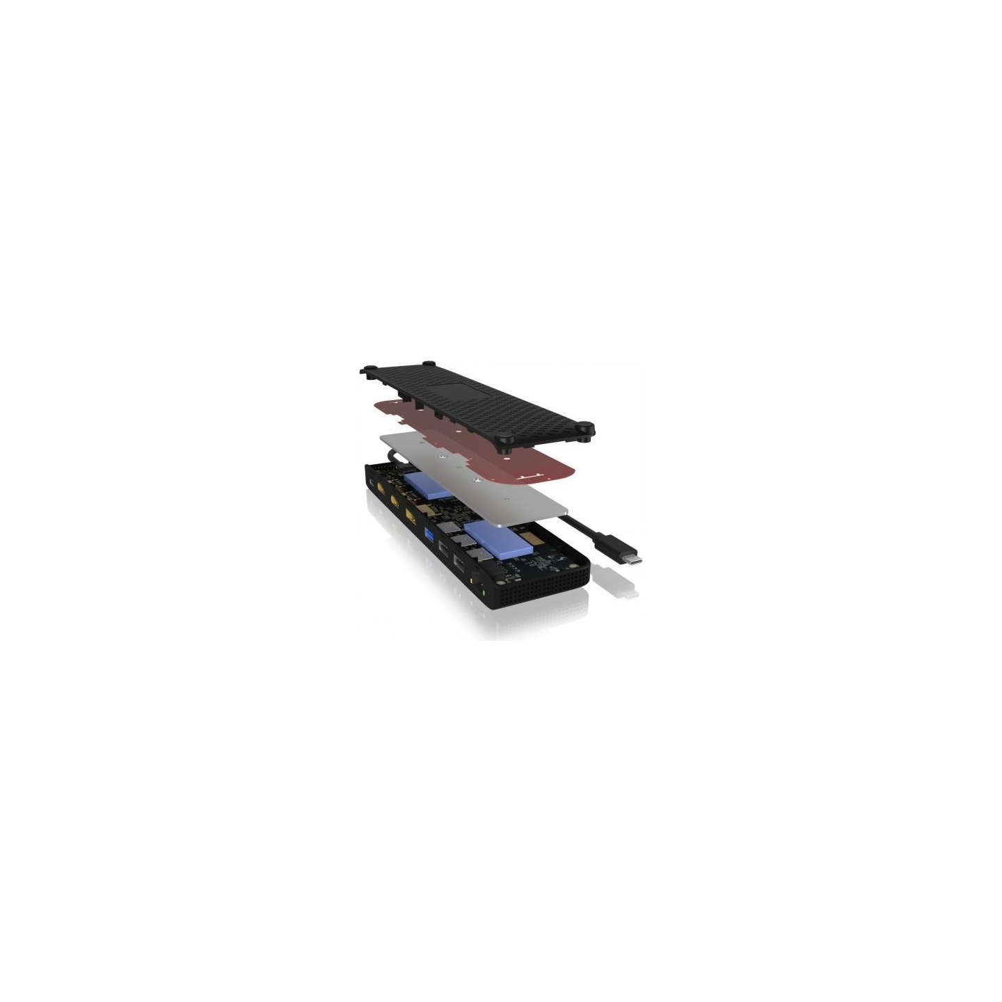 Icybox ICY BOX IB-DK2116-C 12in1,HDMI,DP,LAN,USB