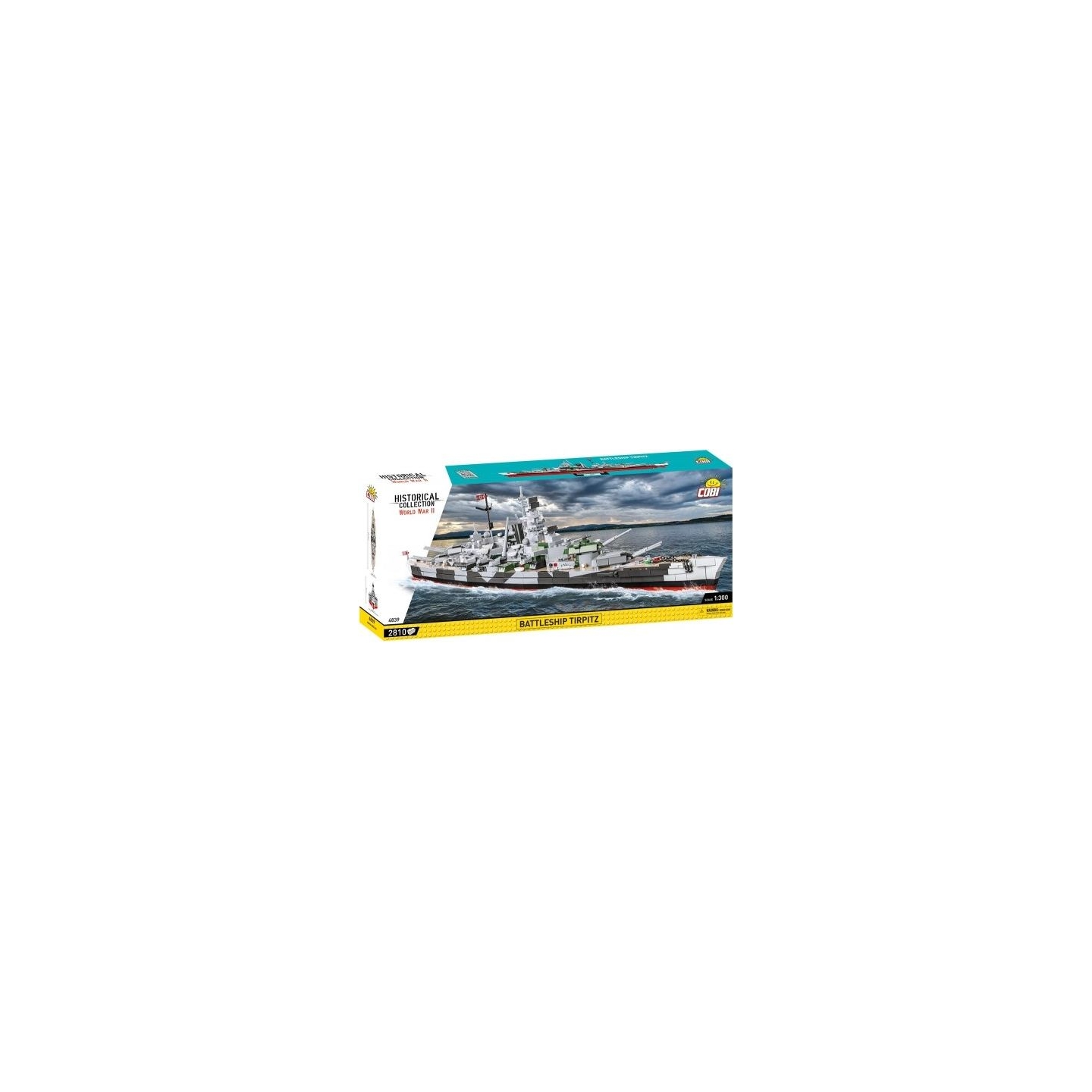 Cobi Klocki Blocks Historical Collection Battleship Tirpitz 2810 elements