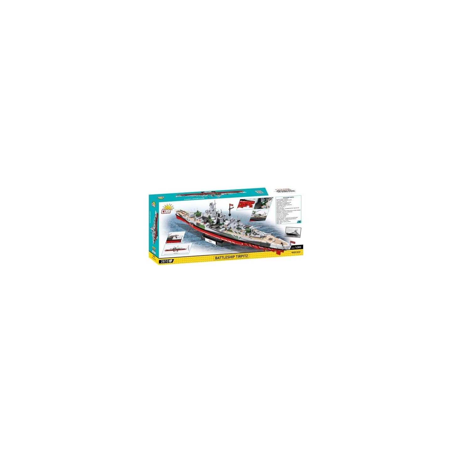 Cobi Klocki Blocks Historical Collection Battleship Tirpitz 2810 elements