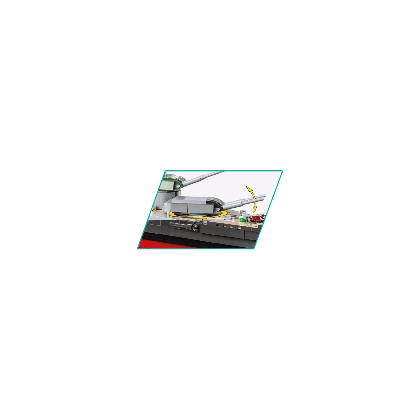 Cobi Klocki Blocks Historical Collection Battleship Tirpitz 2810 elements