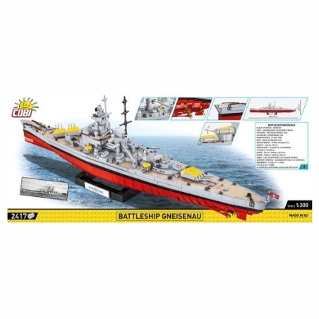 Cobi Klocki Blocks Battleship Gneisenau