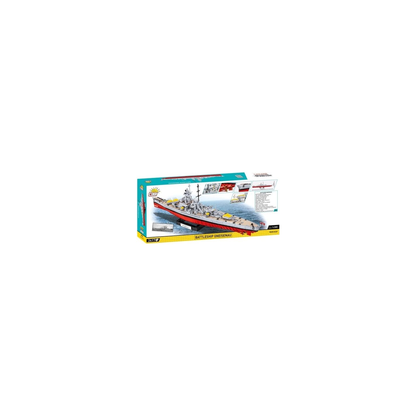 Cobi Klocki Blocks Battleship Gneisenau