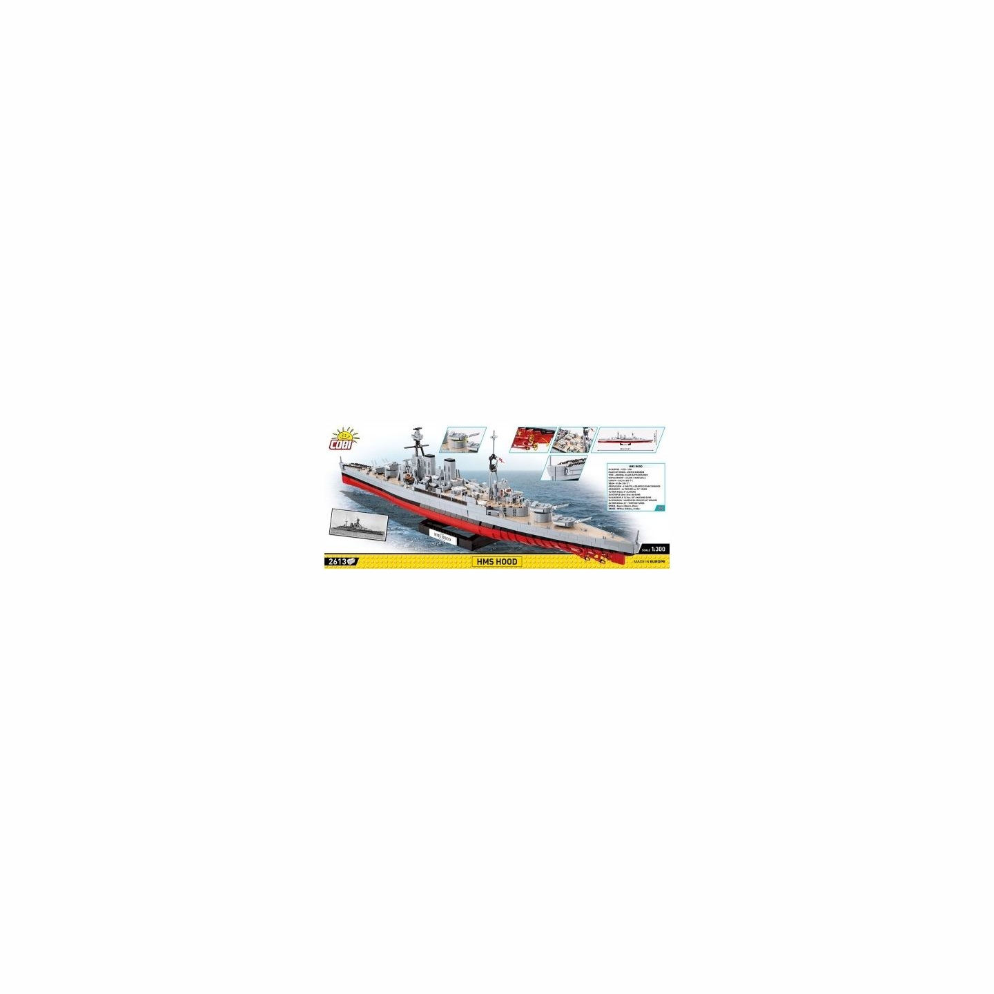 Cobi Klocki Blocks HMS Hood