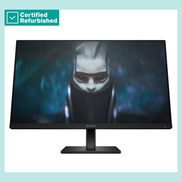 HP RENEW GOLD OMEN by HP 24 FHD Gaming Monitor - 23.8" 1920x1080 FHD 300-nit 165Hz AG, IPS, 2x HDMI/DisplayPort, height adjustab
