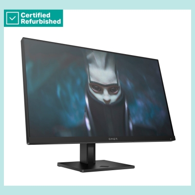 HP RENEW GOLD OMEN by HP 24 FHD Gaming Monitor - 23.8" 1920x1080 FHD 300-nit 165Hz AG, IPS, 2x HDMI/DisplayPort, height adjustab
