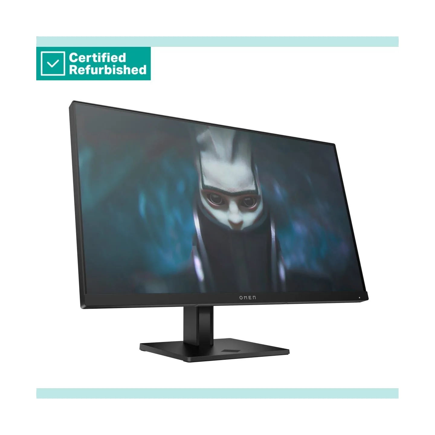 HP RENEW GOLD OMEN by HP 24 FHD Gaming Monitor - 23.8" 1920x1080 FHD 300-nit 165Hz AG, IPS, 2x HDMI/DisplayPort, height adjustab