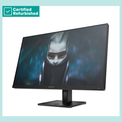 HP RENEW GOLD OMEN by HP 24 FHD Gaming Monitor - 23.8" 1920x1080 FHD 300-nit 165Hz AG, IPS, 2x HDMI/DisplayPort, height adjustab