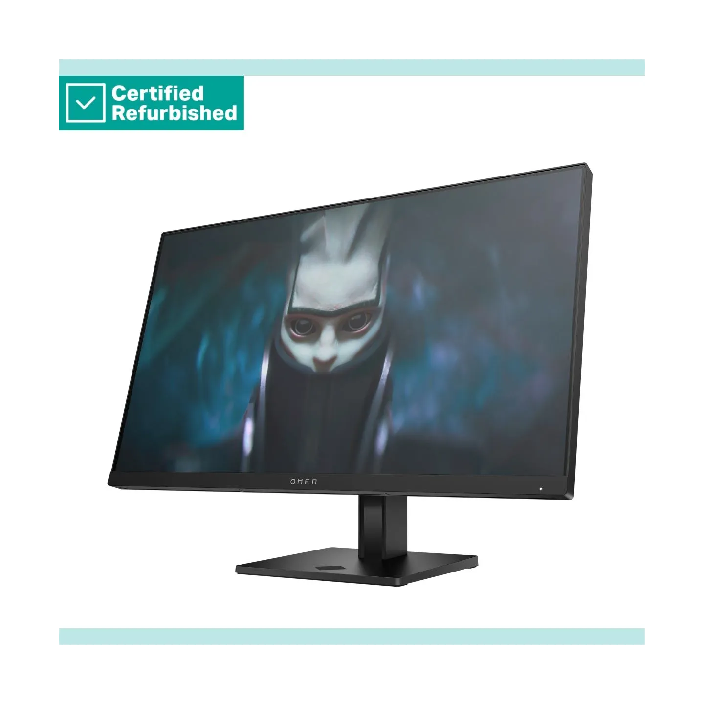 HP RENEW GOLD OMEN by HP 24 FHD Gaming Monitor - 23.8" 1920x1080 FHD 300-nit 165Hz AG, IPS, 2x HDMI/DisplayPort, height adjustab