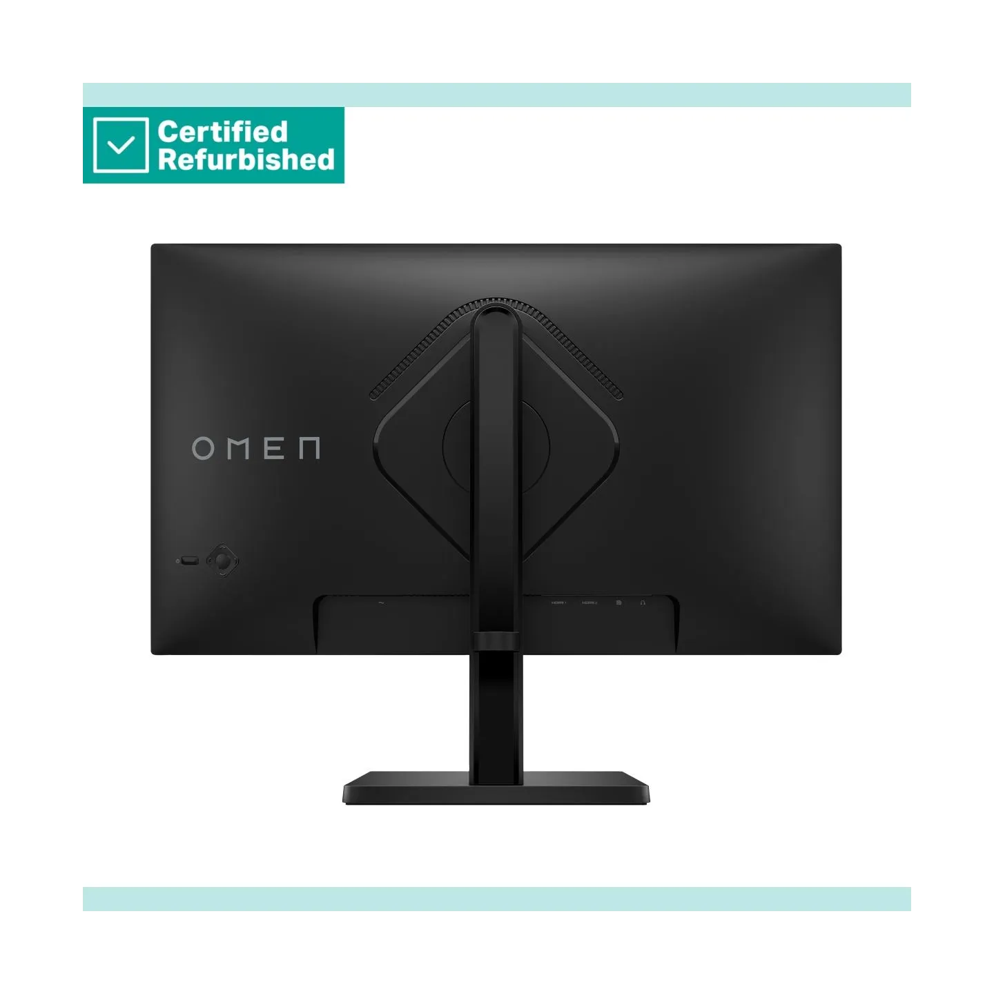 HP RENEW GOLD OMEN by HP 24 FHD Gaming Monitor - 23.8" 1920x1080 FHD 300-nit 165Hz AG, IPS, 2x HDMI/DisplayPort, height adjustab