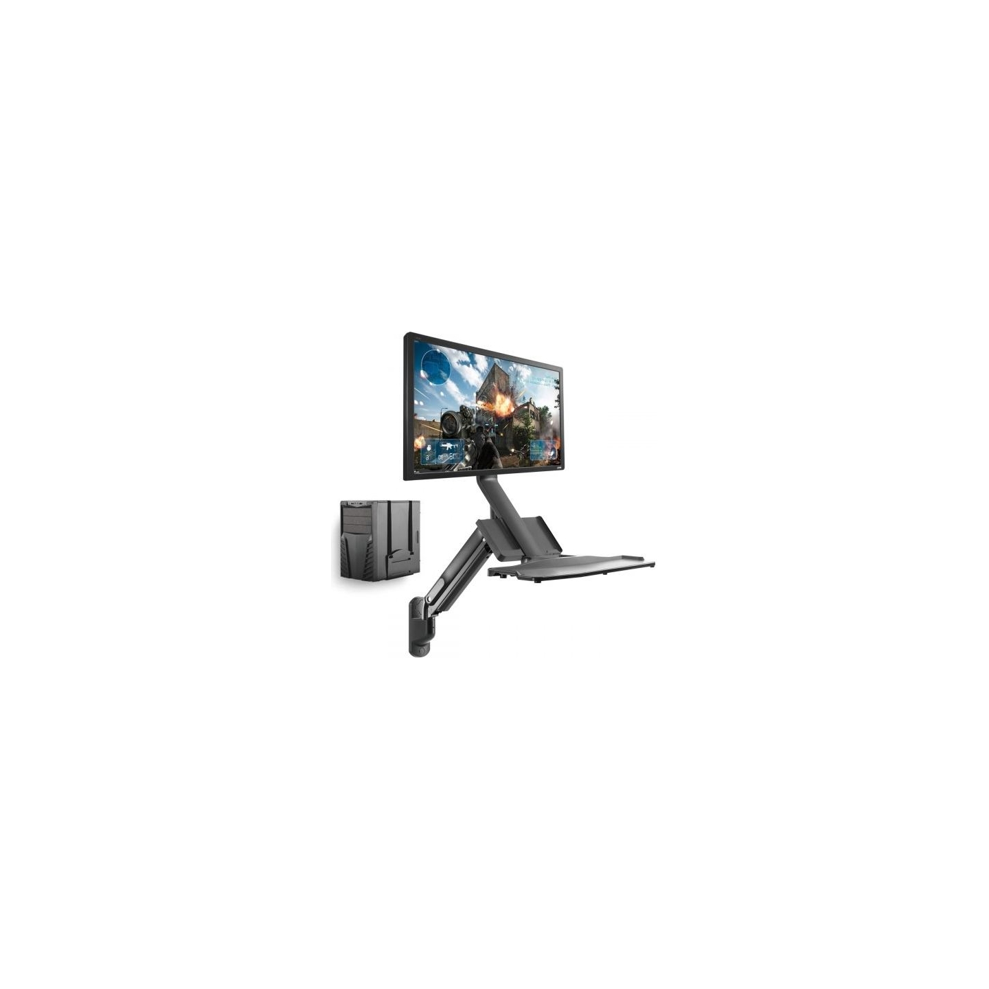 Maclean Monitor And Keyboard Wall Mount MC-838