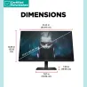 HP RENEW GOLD OMEN by HP 24 FHD Gaming Monitor - 23.8" 1920x1080 FHD 300-nit 165Hz AG, IPS, 2x HDMI/DisplayPort, height adjustab