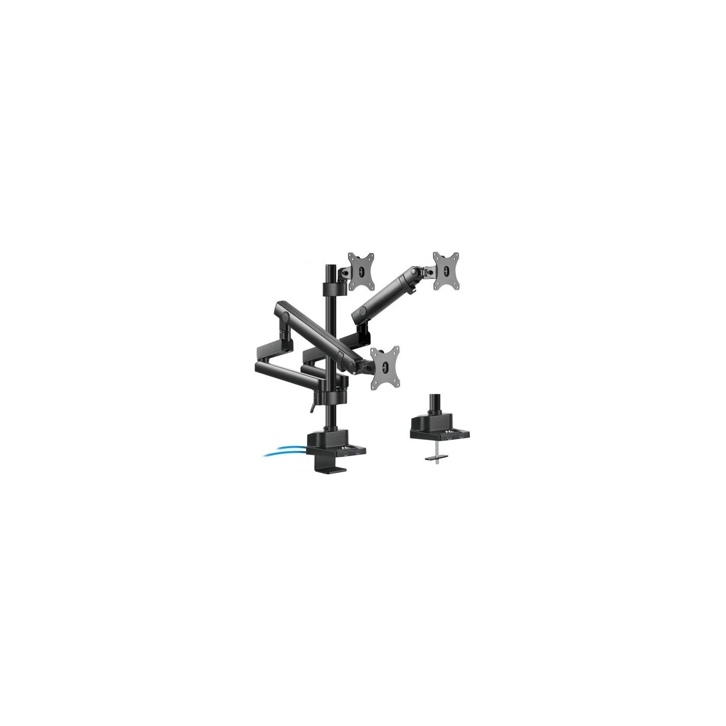 Maclean Triple Stand For 3 Monitor Screens MC-811