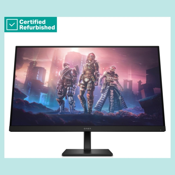 HP RENEW GOLD OMEN by HP 32q QHD Gaming Monitor - 31.5" 2560x1440 QHD 400-nit 165Hz AG, IPS HDR 400, 2x HDMI/DisplayPort, height
