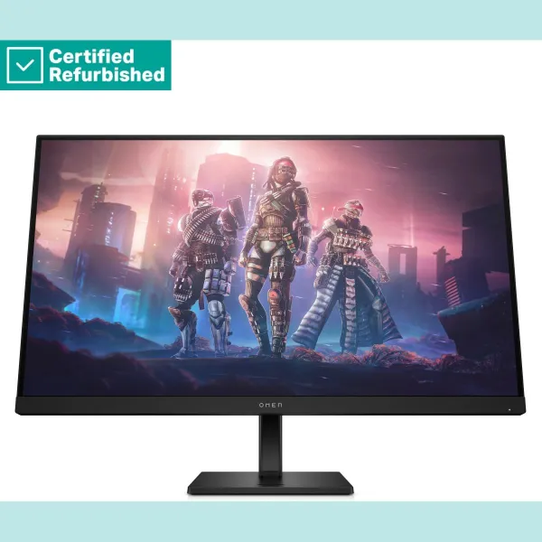 HP RENEW GOLD OMEN by HP 32q QHD Gaming Monitor - 31.5" 2560x1440 QHD 400-nit 165Hz AG, IPS HDR 400, 2x HDMI/DisplayPort, height
