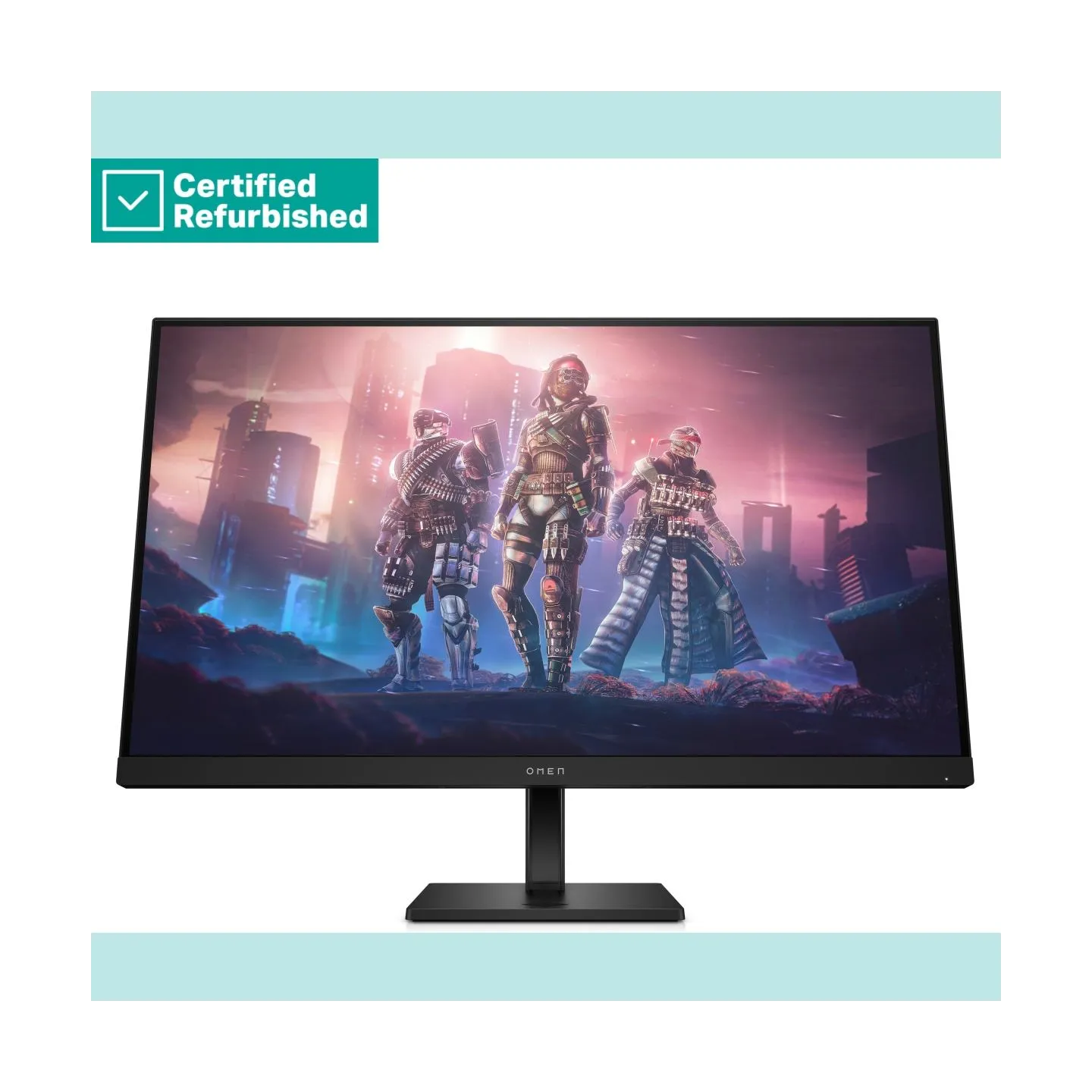 HP RENEW GOLD OMEN by HP 32q QHD Gaming Monitor - 31.5" 2560x1440 QHD 400-nit 165Hz AG, IPS HDR 400, 2x HDMI/DisplayPort, height