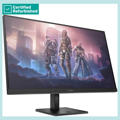 HP RENEW GOLD OMEN by HP 32q QHD Gaming Monitor - 31.5" 2560x1440 QHD 400-nit 165Hz AG, IPS HDR 400, 2x HDMI/DisplayPort, height