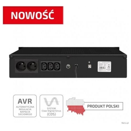 Ever UPS ECO PRO 1200AV R CDS 19 2U