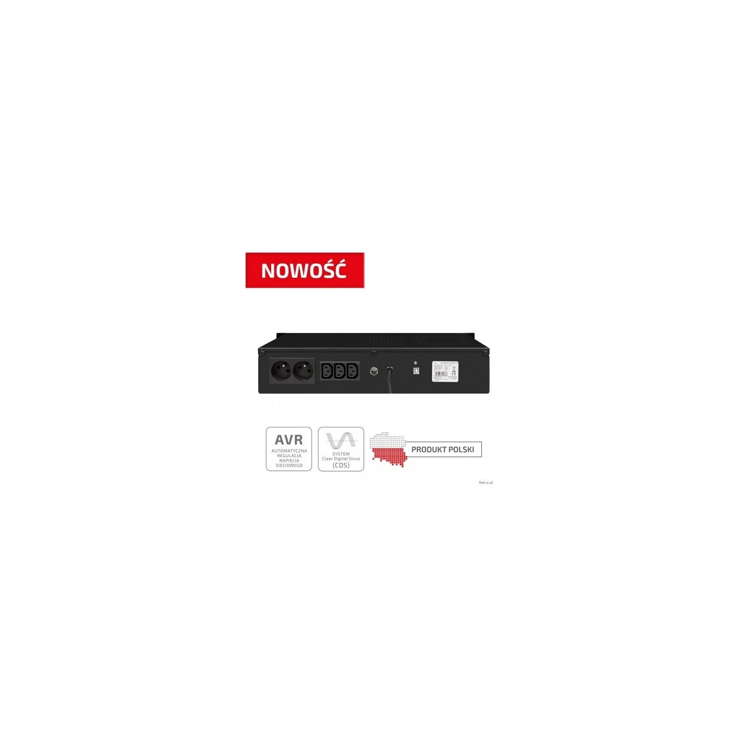 Ever UPS ECO PRO 1200AV R CDS 19 2U