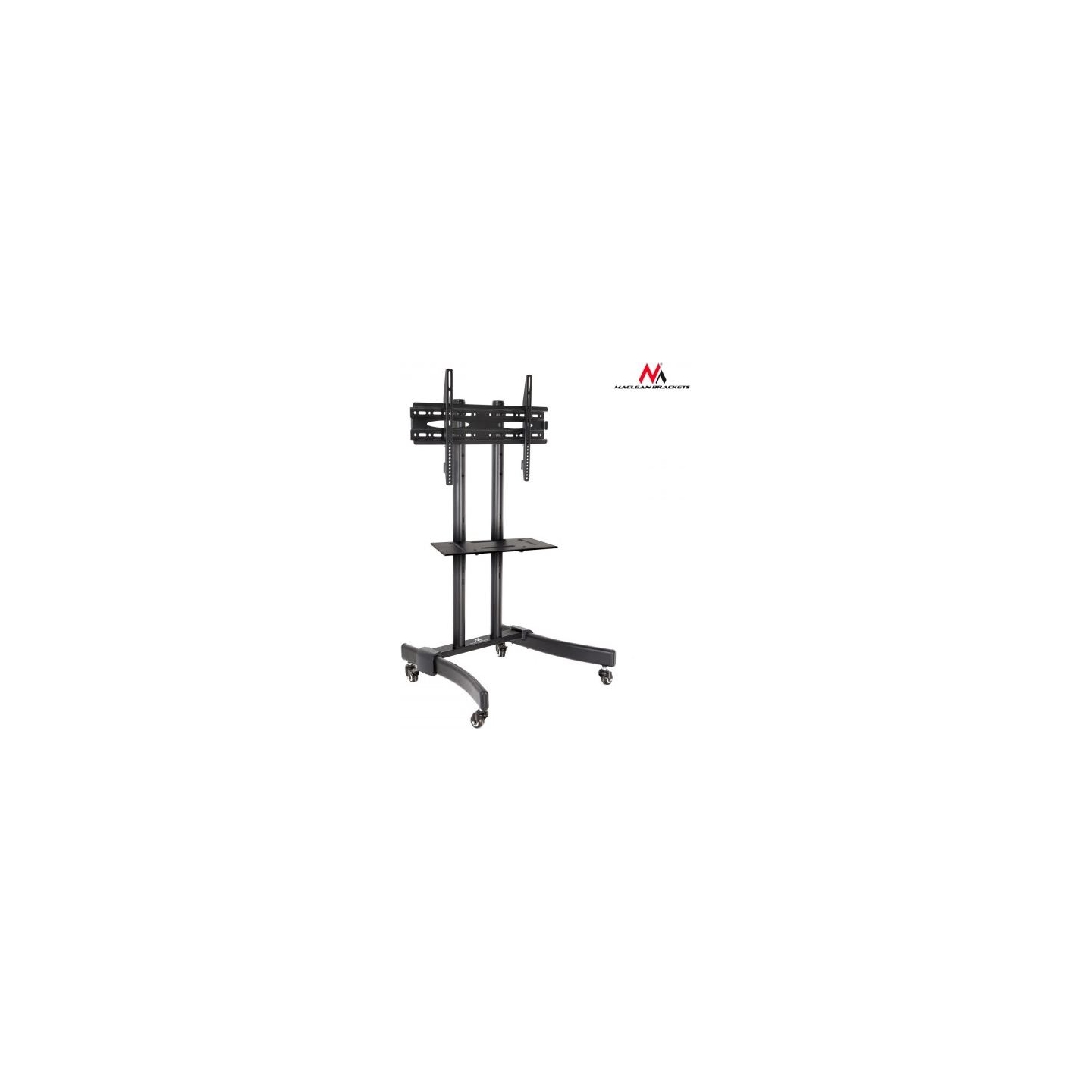 Maclean Professional TV stand trolley on wheels MC-739 max 40kg max 32-65 ''
