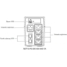 Socomec UPS NETYS PE 850V/230V480W/AVR/4XIEC 320, LED, USB