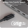 Hyper | HyperDrive Next USB4 Type-C Performance Cable, 1.2 m | HD6500BKGL