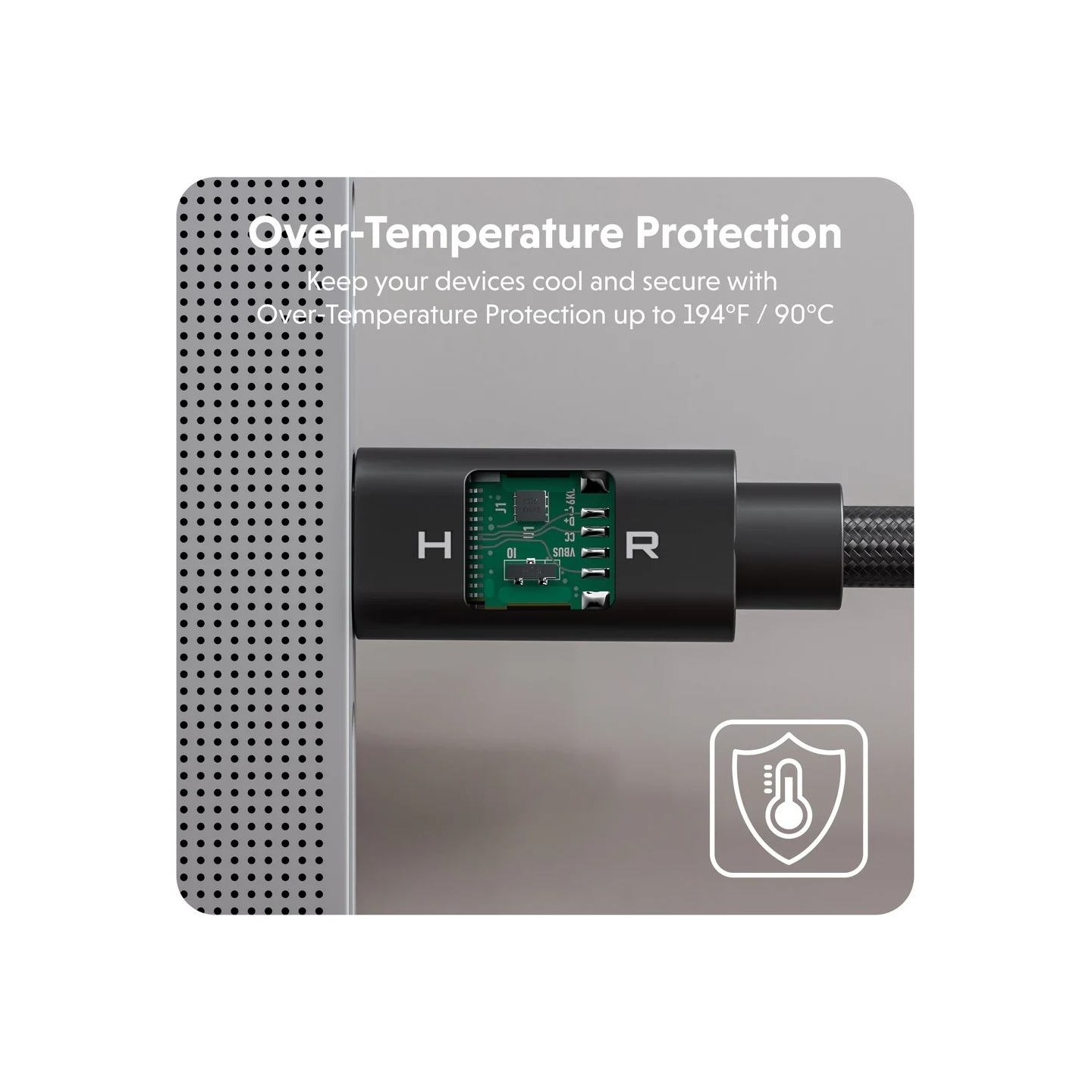 Hyper | HyperDrive Next USB4 Type-C Performance Cable, 1.2 m | HD6500BKGL