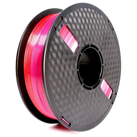 Flashforge Filament, PLA Silk Rainbow | 3DP-PLA-SK-01-RP | 1.75 mm diameter, 1kg/spool | Red/Purple