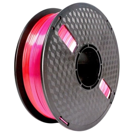 Flashforge Filament, PLA Silk Rainbow | 3DP-PLA-SK-01-RP | 1.75 mm diameter, 1kg/spool | Red/Purple