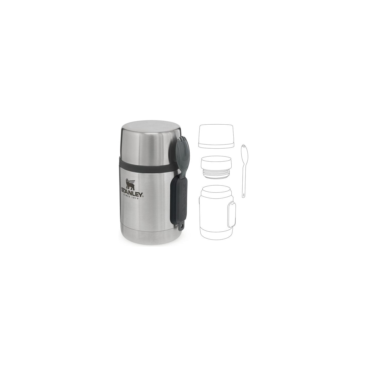 Stanley | Thermo | Adventure | Capacity 0.53 L | Material Stainless Steel