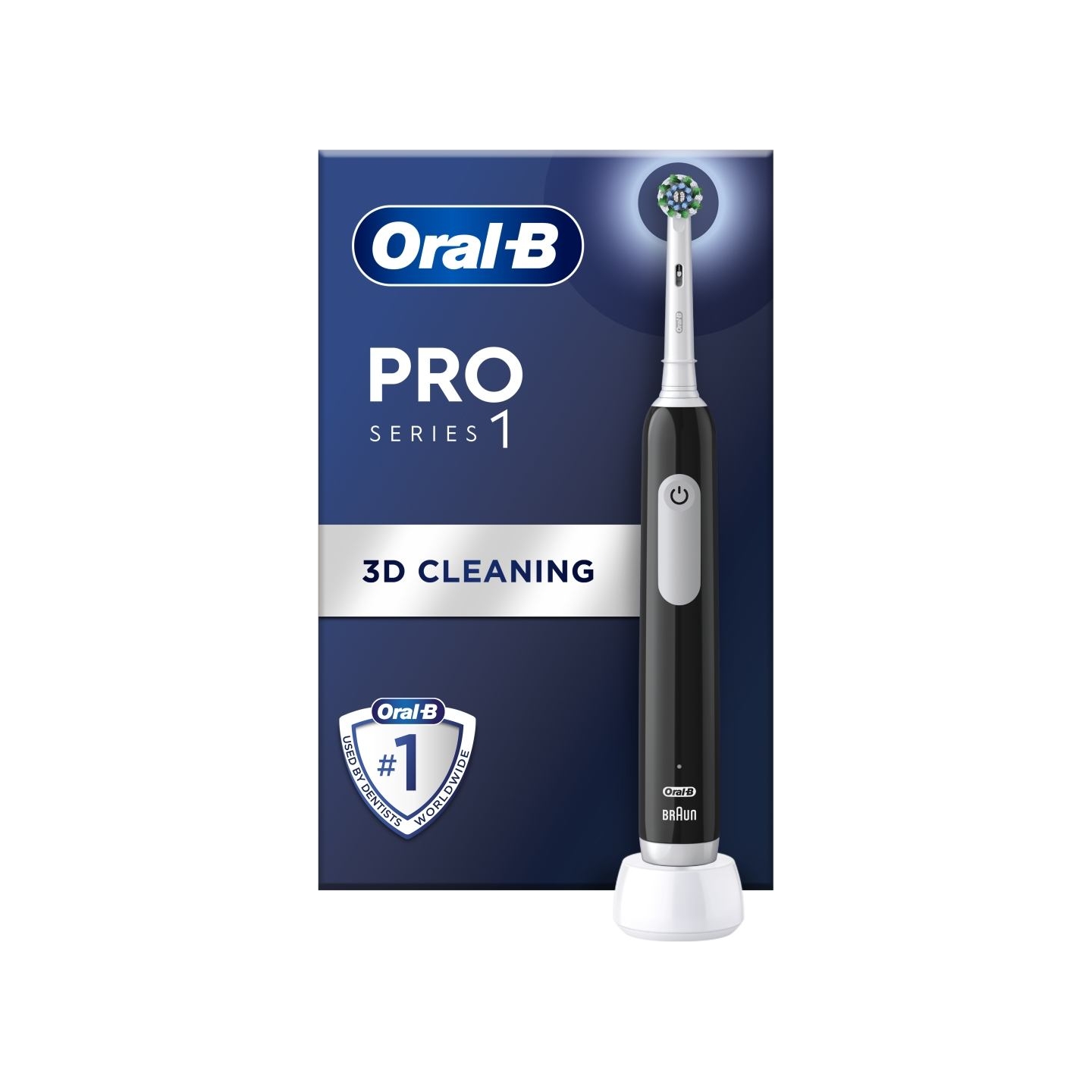 Oral-B | Electric Toothbrush | Pro Series 1 Cross Action | Rechargeable | For adults | Number of brush heads included 1 | Number