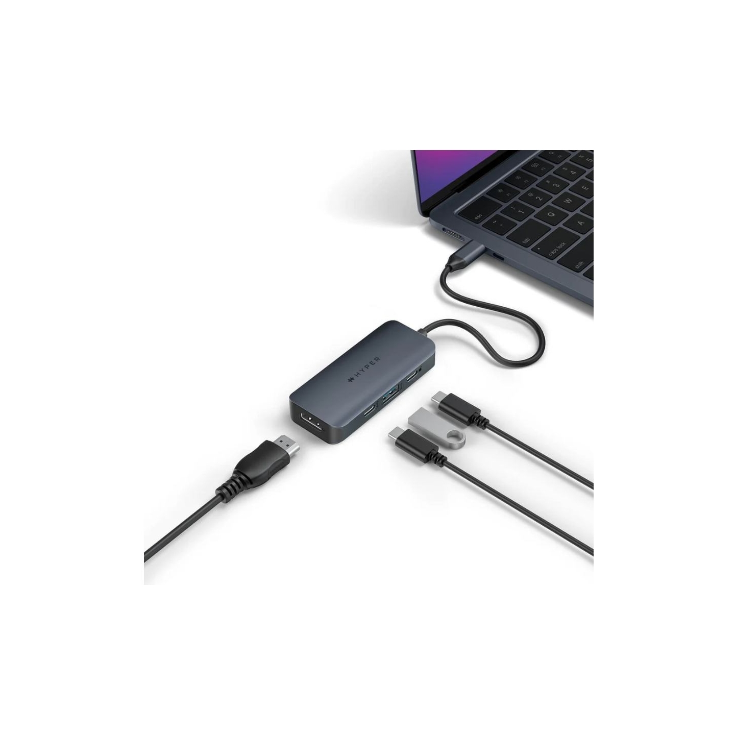 Hyper | HyperDrive Next 4 Port USB-C Hub | HD4001GL | HDMI ports quantity 1