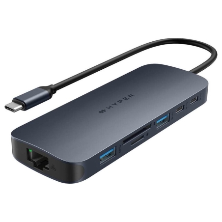 Hyper | HyperDrive Next 11 Port USB-C Hub | HD4006GL | Ethernet LAN (RJ-45) ports 1 | HDMI ports quantity 2 x 4K 60Hz