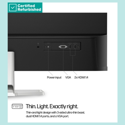 HP RENEW GOLD HP 532sf Series 5 FHD Monitor - 31.5" 1920x1080 FHD 300-nit 100Hz AG, VA, 2x HDMI/VGA, tilt, 1 years / 94F50AAR#AB
