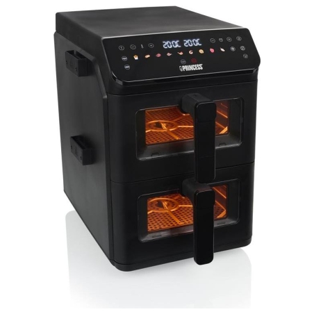 Princess Double Stack Airfryer | 182490 | Power 3000 W | Capacity 11.2 L | Black