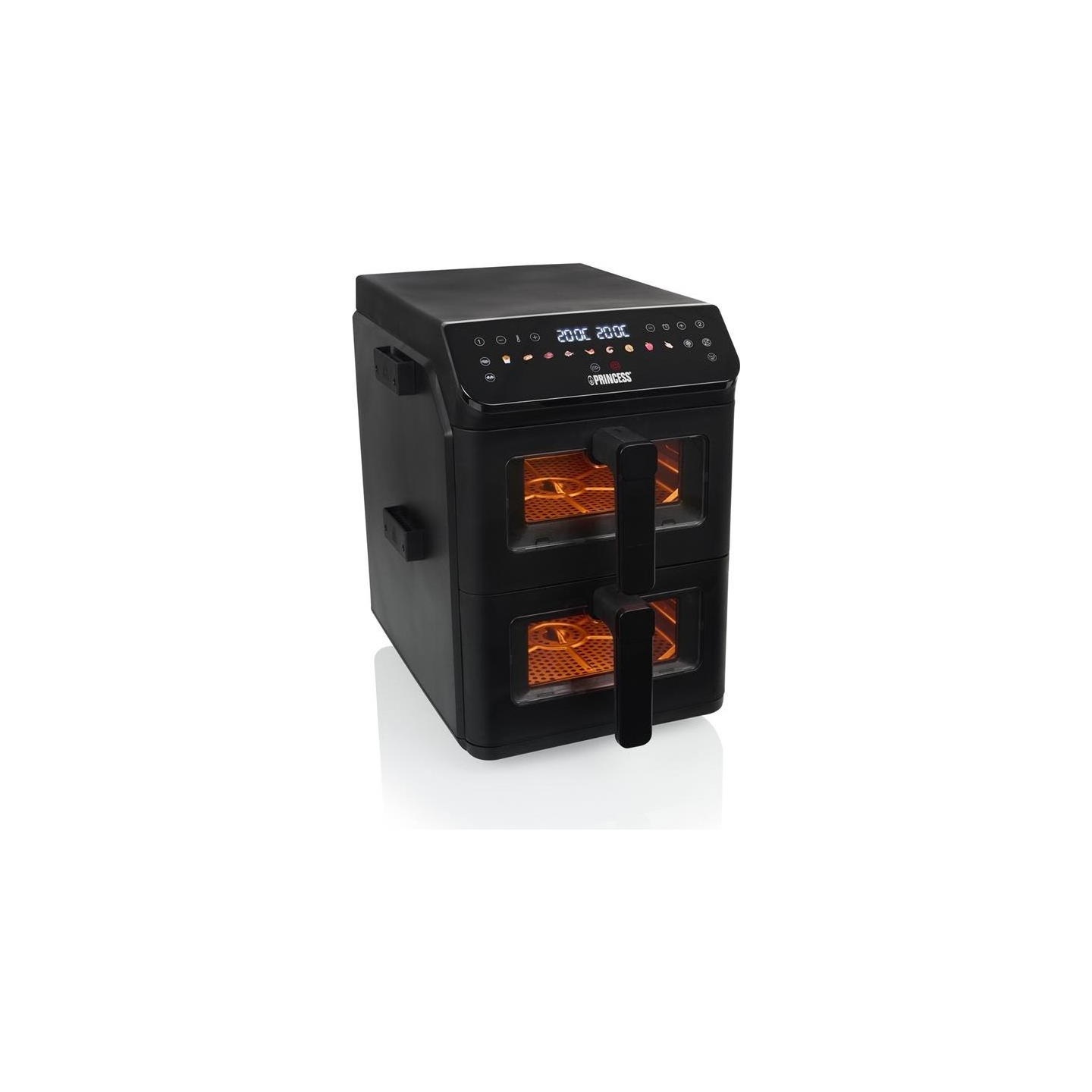 Princess Double Stack Airfryer | 182490 | Power 3000 W | Capacity 11.2 L | Black