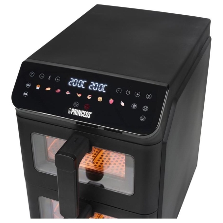 Princess Double Stack Airfryer | 182490 | Power 3000 W | Capacity 11.2 L | Black