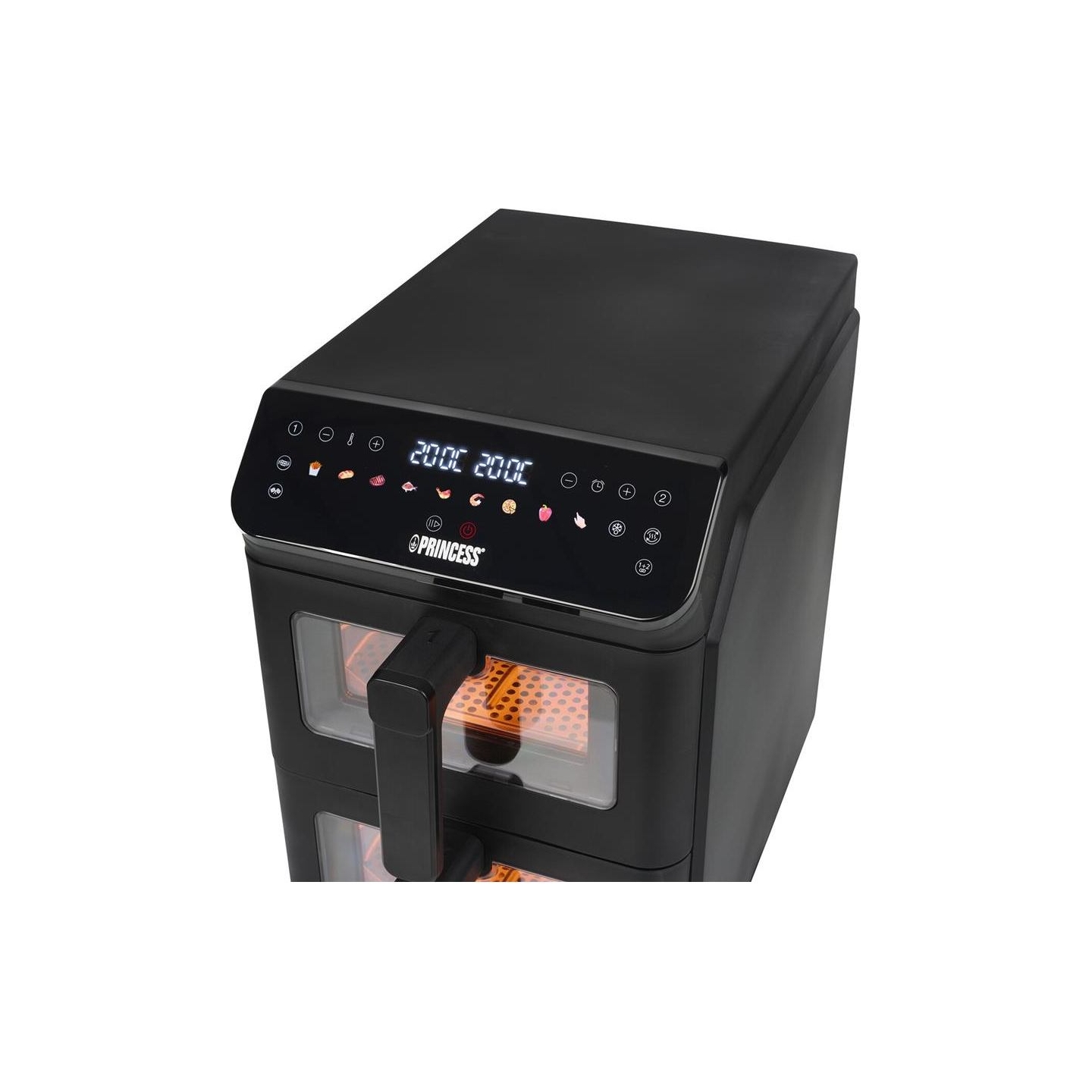 Princess Double Stack Airfryer | 182490 | Power 3000 W | Capacity 11.2 L | Black