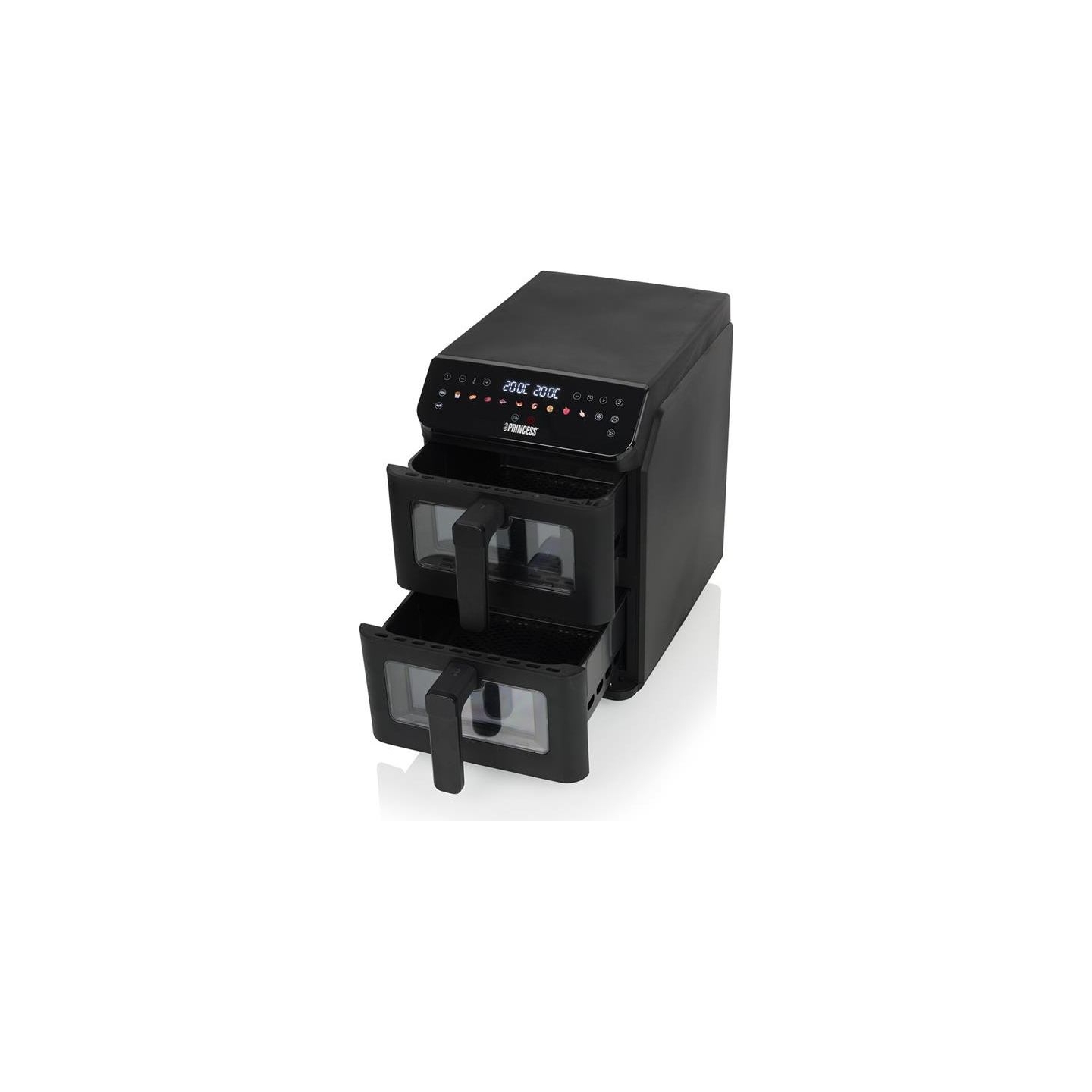 Princess Double Stack Airfryer | 182490 | Power 3000 W | Capacity 11.2 L | Black