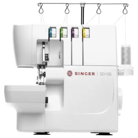 Singer | S0105 | Overlock | Number of stitches 6 | Number of buttonholes 0 | White