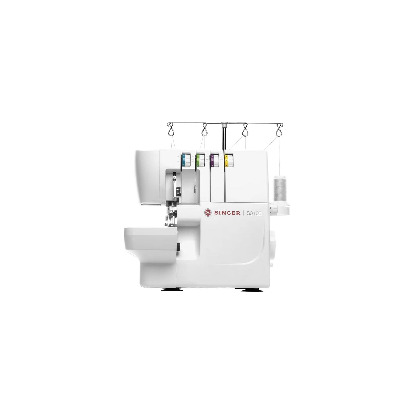 Singer | S0105 | Overlock | Number of stitches 6 | Number of buttonholes 0 | White