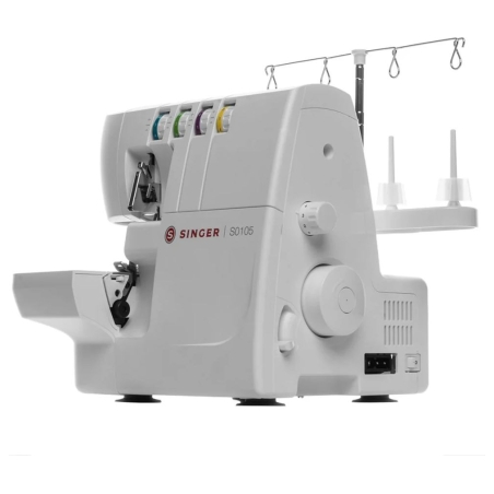 Singer | S0105 | Overlock | Number of stitches 6 | Number of buttonholes 0 | White