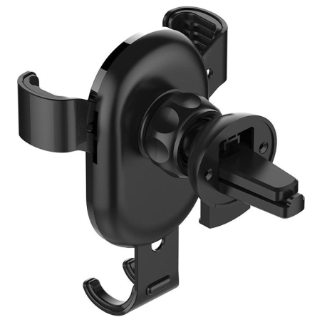Colorway | Metallic Gravity Holder For Smartphone | Adjustable | Clamp | Black | Fixation of the smartphone in one motion. Compa