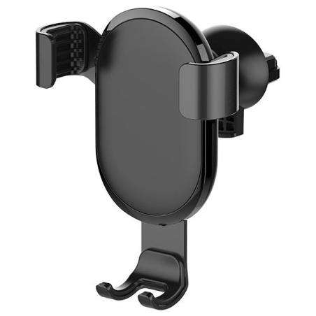 Colorway | Metallic Gravity Holder For Smartphone | Adjustable | Clamp | Black | Fixation of the smartphone in one motion. Compa
