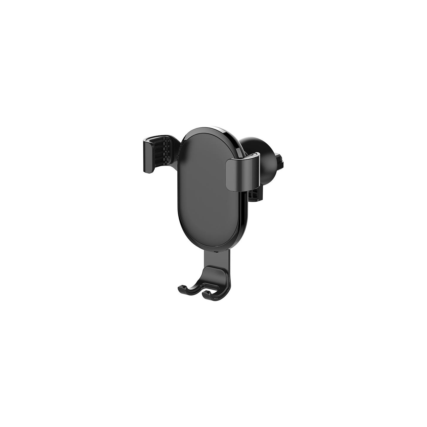 Colorway | Metallic Gravity Holder For Smartphone | Adjustable | Clamp | Black | Fixation of the smartphone in one motion. Compa