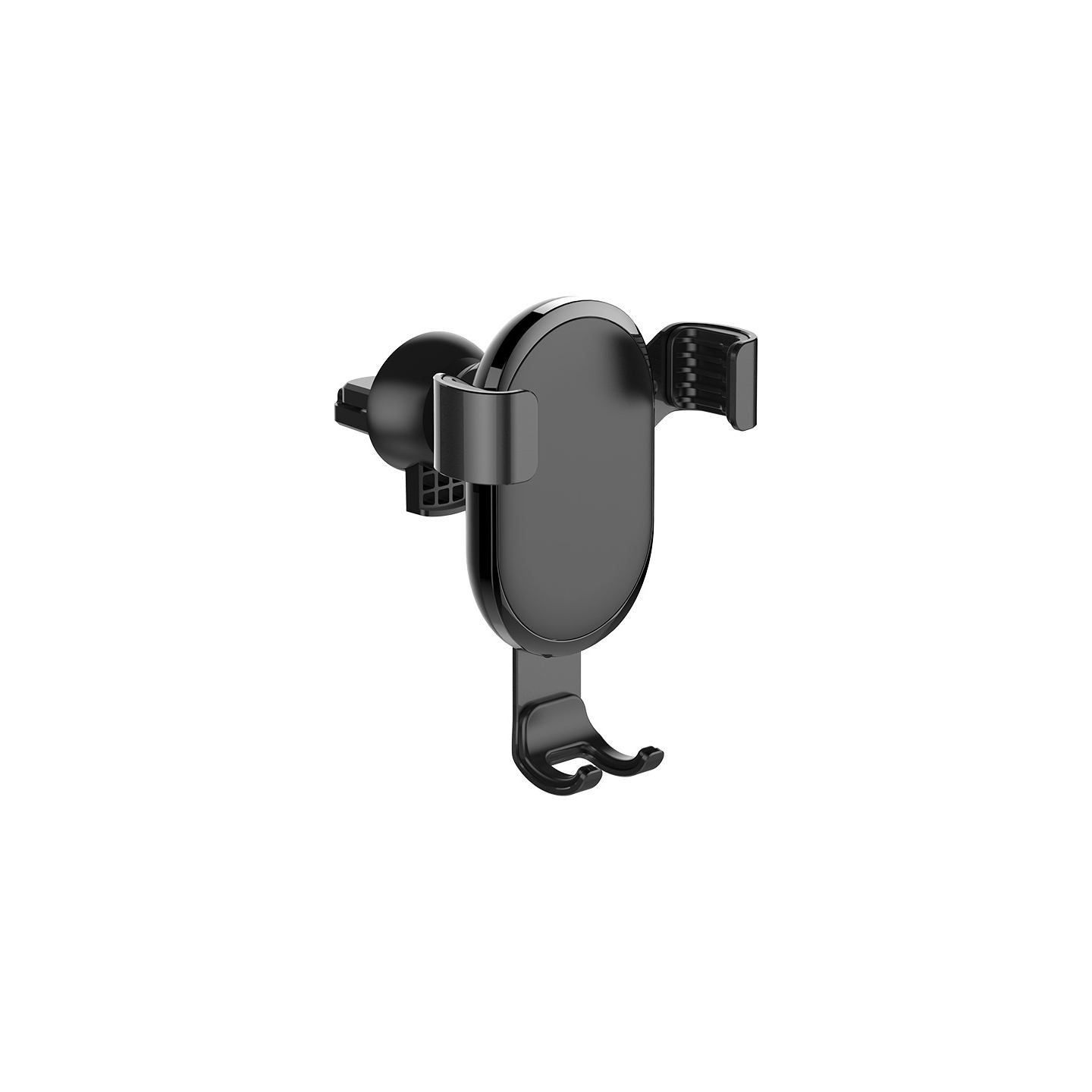 Colorway | Metallic Gravity Holder For Smartphone | Adjustable | Clamp | Black | Fixation of the smartphone in one motion. Compa