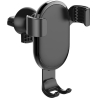Colorway | Metallic Gravity Holder For Smartphone | Adjustable | Clamp | Black | Fixation of the smartphone in one motion. Compa